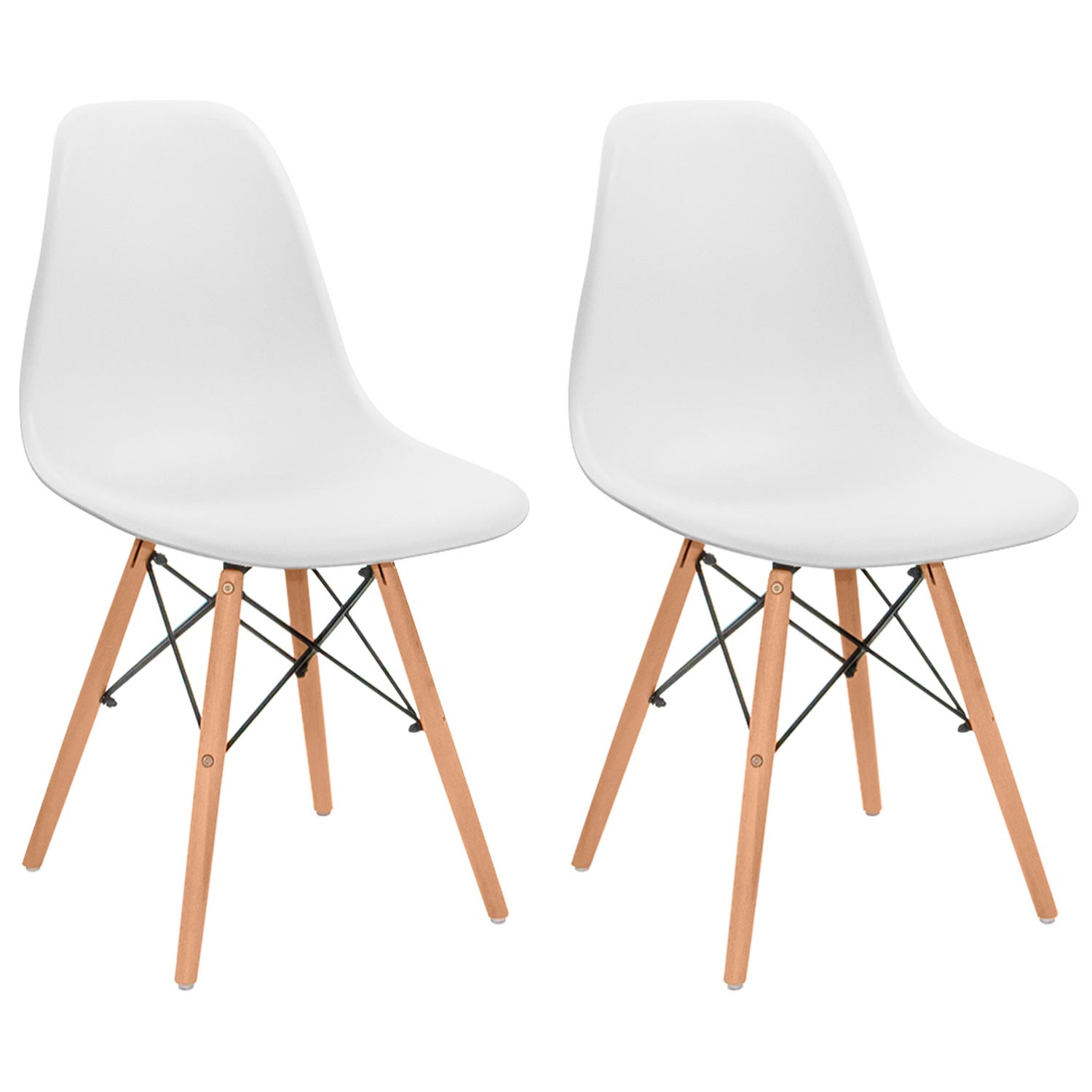 Pack 2 Sillas de Comedor Estilo Nórdico Sixa 81x50,5x46,5cm Thinia Home Sillas Comedor Nórdicas 1